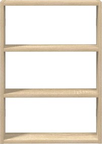 vidaXL Ραφιέρα Τοίχου Sonoma Δρυς 43x9x60 εκ. από Επεξεργ. Ξύλο
