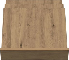 vidaXL Ράφι Περιοδικών με ράφι Artisan Oak 53 x 40 x 28,5 εκ