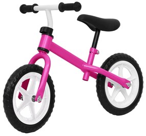vidaXL Ποδήλατο Ισορροπίας με Τροχούς 12 ιντσών Ροζ