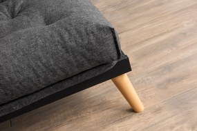 3-Seat Sofa-Bed Saki - Dark Grey Dark Grey
