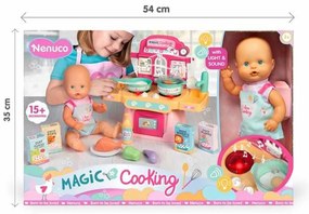 Κούκλα μωρού Famosa Magic Cooking 30 cm