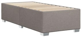 ΚΡΕΒΑΤΙ BOXSPRING ΜΕ ΣΤΡΩΜΑ TAUPE 100 X 200 ΕΚ. ΥΦΑΣΜΑΤΙΝΟ 3288096