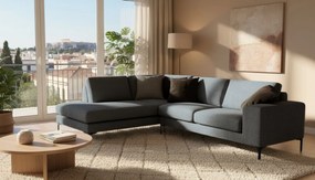 Γωνιακός καναπές Senso-Δεξιά-250φ 180β εκ.-Γκρι