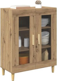 vidaXL Πλαϊνό γραφείο Artisan Oak 69,5 x 34 x 90 εκ.
