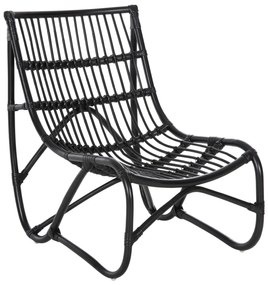 ΠΟΛΥΘΡΟΝΑ GRINN HM9815.02 ΡΑΒΔΟΙ RATTAN ΣΕ ΜΑΥΡΟ 56,5x73,5x79,5Υ εκ.--Β&#039; ΔΙΑΛΟΓΗΣ