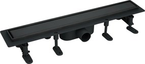 Acquanet Luxor Black Matt 1060 - Γραμμικό Σιφώνι Δαπέδου 60 cm