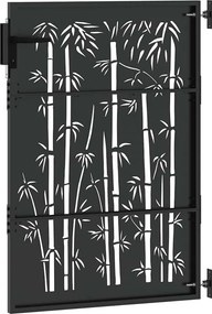 vidaXL Πύλη Κήπου 85 x 150 cm Ατσάλι με Επικάλυψη Πούδρας Κλειδώσιμο