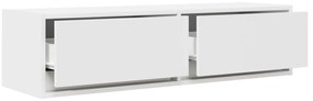 vidaXL Ντουλάπι Τηλεόρασης Λευκό 100x31x25,5 εκ Επεξεργασμένο Ξύλο