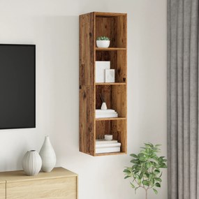 vidaXL Ντουλάπι TV Παλαιό ξύλο 37 x 37 x 142.5 εκ Επεξεργασμένο ξύλο