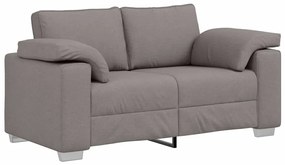 vidaXL Διθέσιος καναπές Taupe 160 cm ύφασμα