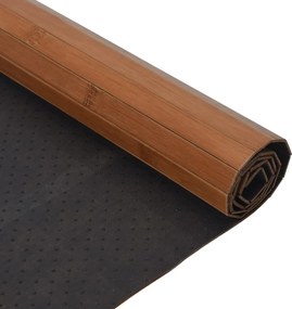 vidaXL Χαλί Ορθογώνιο Καφέ 100 x 200 εκ. Μπαμπού