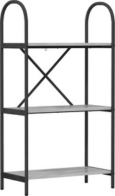 vidaXL Ράφι Βιβλίων 3 επιπέδων 60 x 30 x 109 εκ Επεξεργασμένο ξύλο
