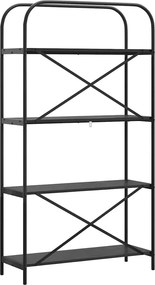 vidaXL Ράφι Βιβλίων 4 επιπέδων 80 x 30 x 146 εκ Επεξεργασμένο ξύλο