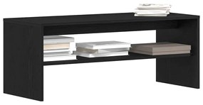 ντουλάπι τηλεόρασης Μαύρη δρυς 100x40x40 cm Κατασκευασμένο ξύλο - Μαύρο