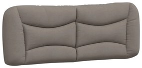 VidaXL Μαξιλάρι για Κεφαλάρι Hvar Taupe 120 εκ. Υφασμάτινο