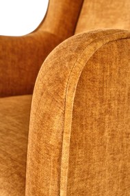 CHESTER leisure chair, color: honey (fabric 9. Amber) DIOMMI V-PL-CHESTER_2-FOT-MIODOWY