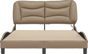 vidaXL Πλαίσιο κρεβατιού με LED χωρίς στρώμα Hvar 120x200 εκ.