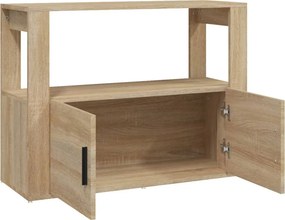 vidaXL Ντουλάπι Sonoma Δρυς 80x30x60 εκ. από Επεξεργασμένο Ξύλο