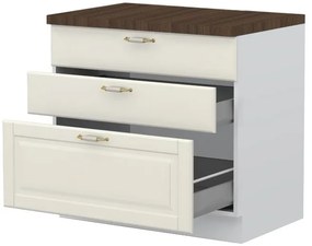 Επιδαπέδιο ντουλάπι Toscana R90-3M BOX - 90.00Χ60.00Χ88.00cm