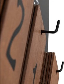 ΚΡΕΜΑΣΤΆ ΔΙΑΚΟΣΜΗΤΙΚΆ MDF WALL DECO FABRICIO H57 ATMOSPHERA 203556