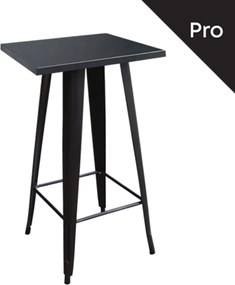 RELIX Τραπέζι Bar-Pro, Μέταλλο Βαφή Μαύρο   1τμχ