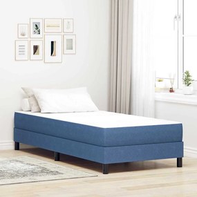 vidaXL Ματράκι με Ελατήρια Pocket Μπλε Μικρό 100x200x20 εκ Ύφασμα