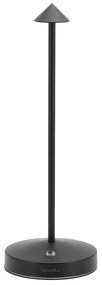 Επιτραπέζιο Φωτιστικό ArteLibre LED Φορητό ANGELINA Μαύρο Αλουμίνιο/Μέταλλο 10.5x10.5x30cm - ART-15290010