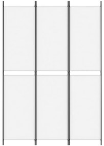 vidaXL Διαχωριστικό Δωματίου με 3 Πάνελ Λευκό 150x220 εκ. Υφασμάτινο