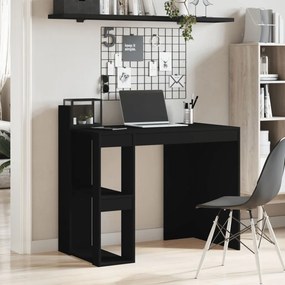 vidaXL Γραφείο Μαύρο 103,5x56,5x94 εκ. από Επεξεργασμένο Ξύλο