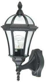 Φανάρι Απλίκα Φωτιστικό Τοίχου 1xE27 Μαύρο IP44 Ledbury GZH-LB1 Elstead Lighting-GZH-LB1-Μαύρο GZH-LB1