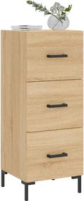 vidaXL Ντουλάπι Sonoma Δρυς 34,5x34x90 εκ. από Επεξεργασμένο Ξύλο
