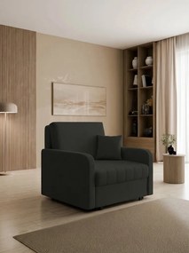 Πολυθρόνα Viva Silk I-Μαύρο