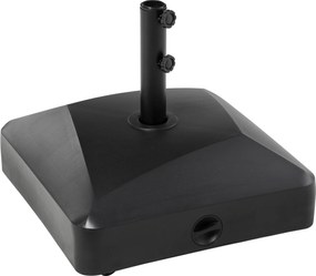 Βάση ομπρέλας, βάση ομπρέλας, θήκη ομπρέλας, 54,5 x 54,5 x 46,5 cm, μαύρο