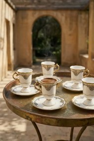Stewehome Σετ πορσελάνιων φλιτζανιών καφέ για 6 άτομα Πολύχρωμο