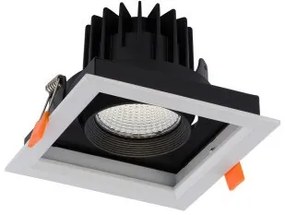Σποτ Φωτιστικό Οροφής Χωνευτό LED 18W IP20 3000K Ασπρόμαυρο CL DIA 8722 Nowodvorski 8722 Μαύρο-Λευκό