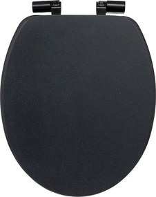 Καπάκι Λεκάνης Soft Close (50x37) F-V Onyx Black 200172B