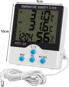 Θερμόμετρο – Υγρόμετρο HTC-2A
