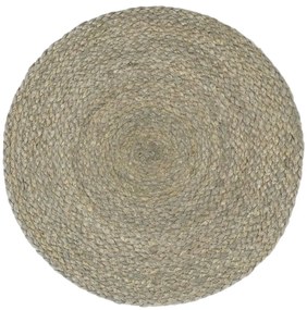 vidaXL Σουπλά Στρογγυλά Απλά 4 τεμ. Γκρι 38 εκ. από Γιούτα