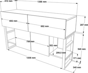 Console Ml25-A Atlantic Pine