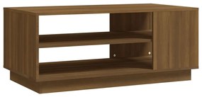 vidaXL Τραπεζάκι Σαλονιού Καφέ Δρυς 102x55x43 εκ. Επεξεργασμένο Ξύλο