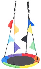 vidaXL Κούνια Ουράνιο Τόξο με Σημαίες 100 εκ.