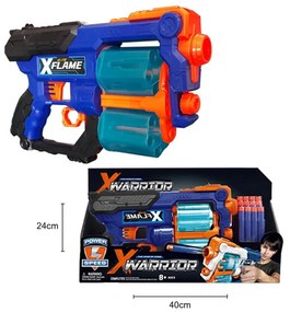 Σετ Όπλο με 12 Αφρώδη Βελάκια 8+ ετών - Jialixin X warrior No.JLX7216