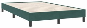 BOX SPRING ΚΡΕΒΑΤΙ ΜΕ ΣΤΡΩΜΑ ΣΚΟΥΡΟ ΠΡΑΣΙΝΟ 120X220CM ΒΕΛΟΥΔΙΝΟ 3316446