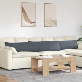 vidaXL Μαξιλάρι Καναπέ 2 pcs Σκούρο Γκρι 200 x 40 εκ.