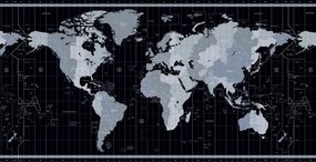 Mouse Pad (78x40) Ango Black Map myPad 84117