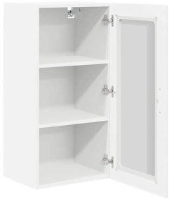 vidaXL Ντουλάπα Κουζίνας Υψηλής γυαλάδας λευκό 40 x 31 x 80 εκ.