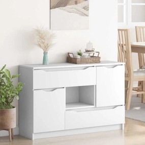vidaXL Πλαϊνό γραφείο Λευκό 100 x 30 x 65,6 Επεξεργασμένο ξύλο