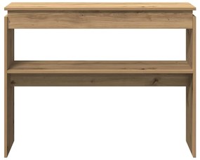 vidaXL Τραπέζι Κονσόλα Αρτισιανή Δρυς 102x30x80 εκ Επεξεργασμένο Ξύλο