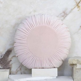 Βελουτέ Διακοσμητικό Μαξιλάρι (Φ45) Nima Pillows Velluto Salmon