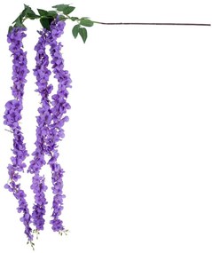 Τεχνητό Κρεμαστό Φυτό Wisteria 21517 Φ45x164cm Purple-Green GloboStar Πολυαιθυλένιο,Ύφασμα